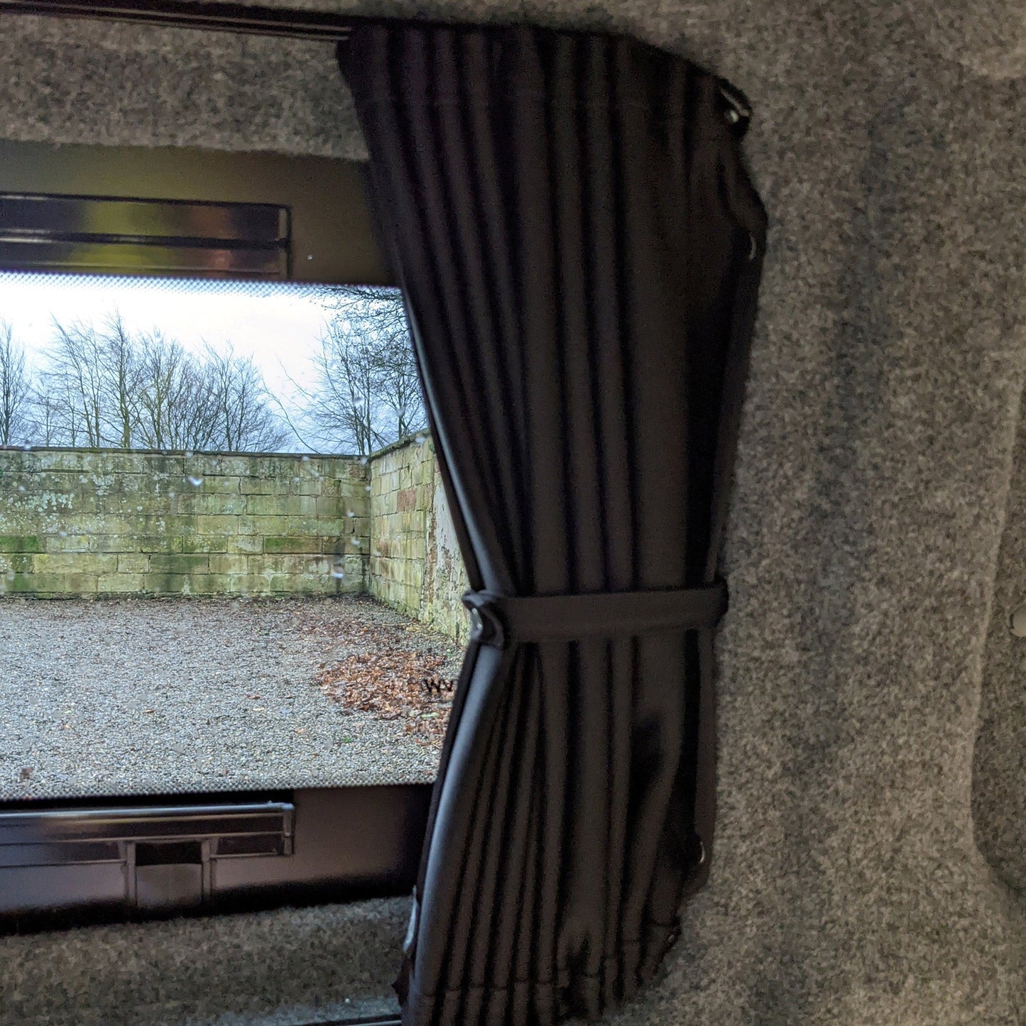 For Ford Transit Custom Premium Window Curtains - Black/Black - CREATE YOUR OWN BUNDLE! Van-X