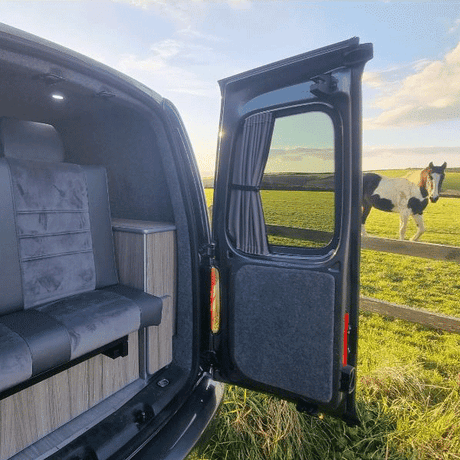 Toyota Proace Premium Window Curtains - Black/Grey - CREATE YOUR OWN BUNDLE! Van-X