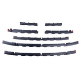 Ford Transit Custom Front Grille Trims Matte Black Front Styling (7Pcs) 2012 - 2018 MK1