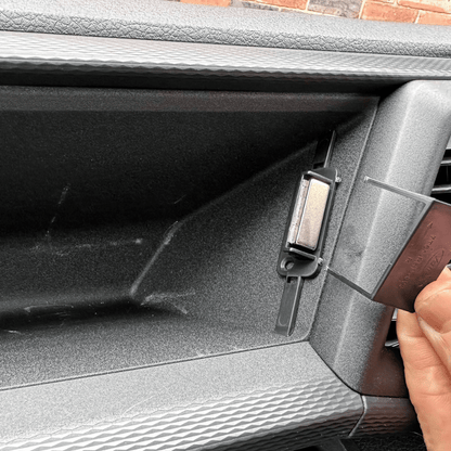 New For VW Transporter T6.1 Van, Campervan, Gloss Black – Glove Box Magnetic Lid