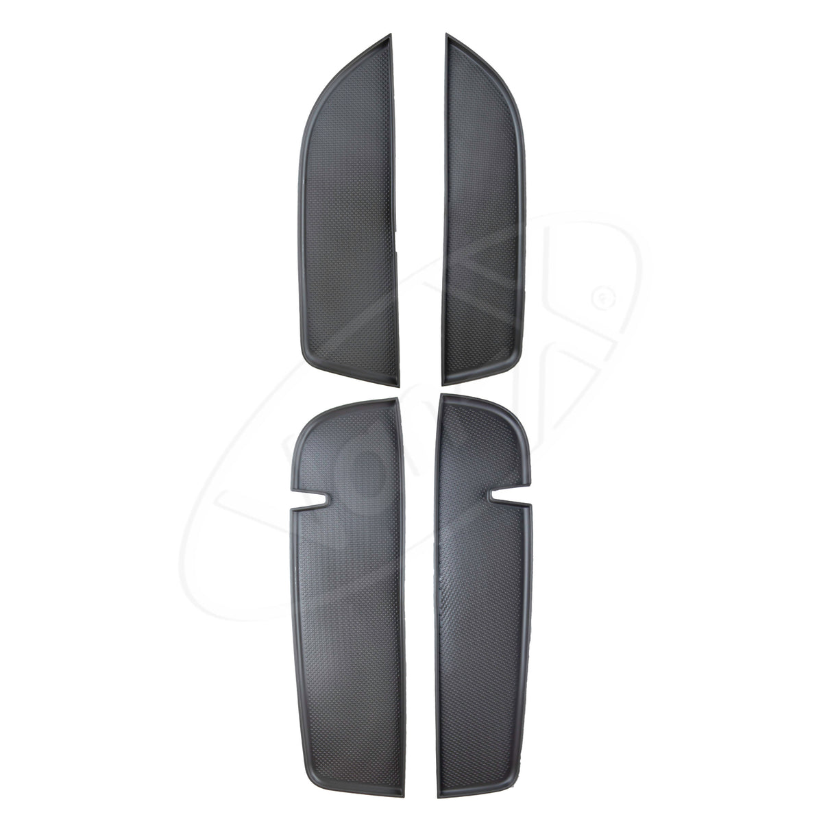 VW T5, T5.1 NEW Door Pocket Inserts, Rubber, Door Liner Double Passenger (Dark Grey)