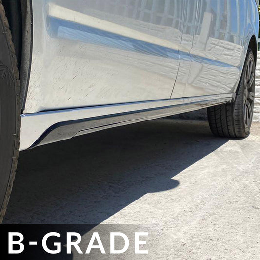 VW T5, T5.1 SWB Side Skirts Reflex Silver Plastic Painted and Ready to Fit (B-Grade)