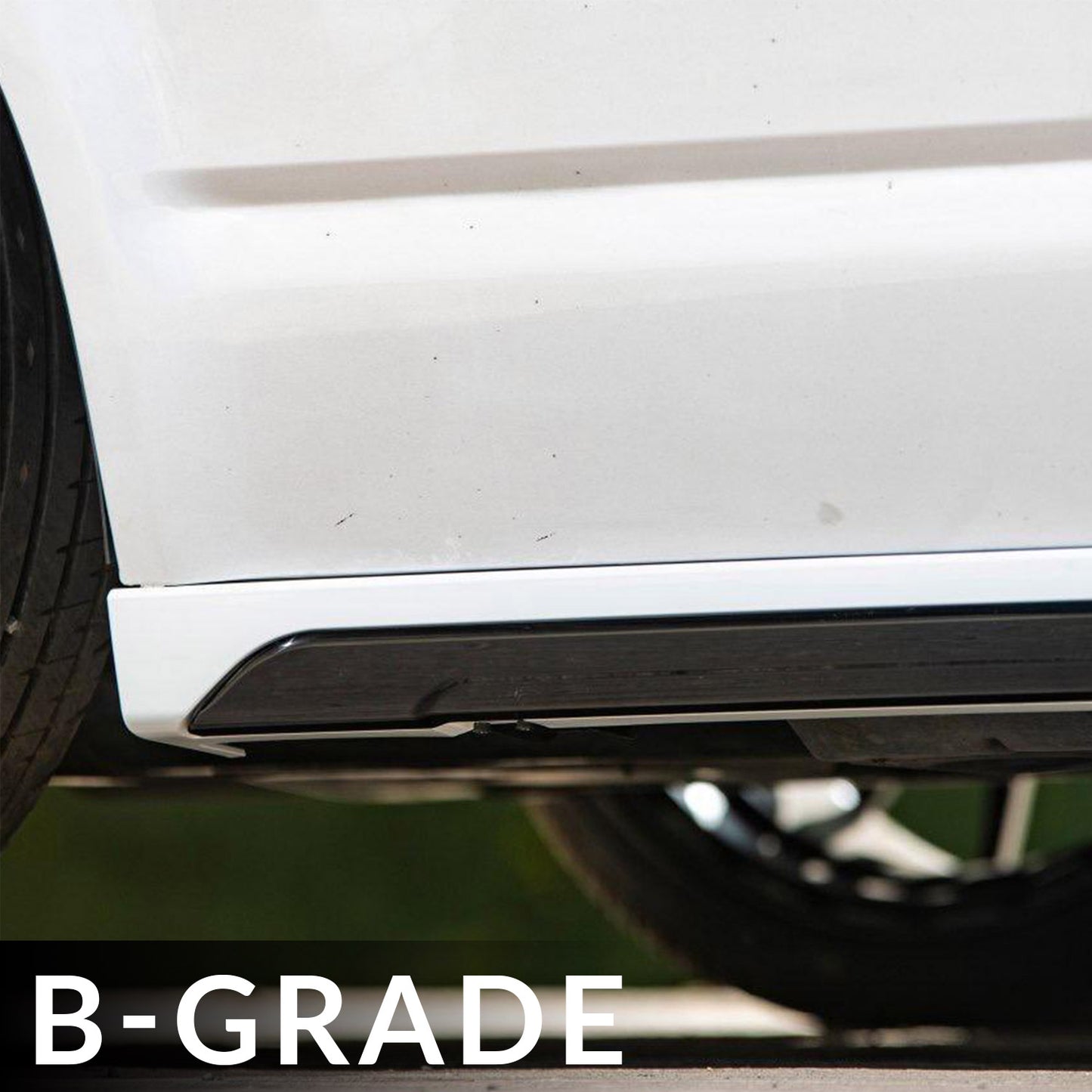 VW T5, T5.1 SWB Side Skirts Candy White Plastic Painted and Ready to Fit (B-Grade)