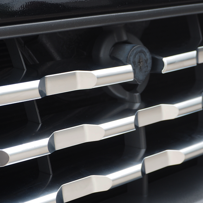 Ford Transit Custom Front Grille Trims Matte Chrome Front Styling (7Pcs) 2012 - 2018 MK1