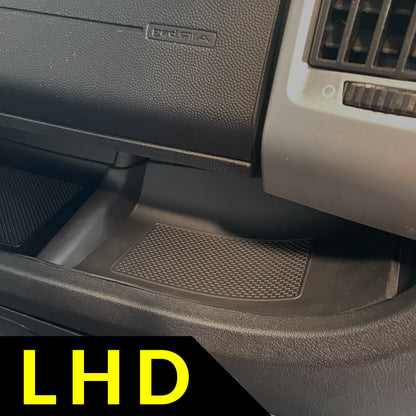 Fiat Ducato Lower Dashboard Rubber Inserts/Mats Black LHD