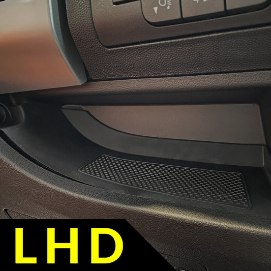 Citroen Jumper Lower Dashboard Rubber Inserts/Mats Black LHD