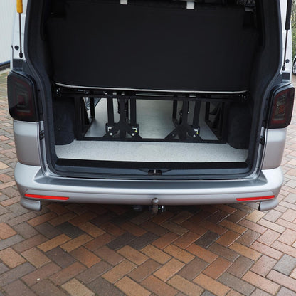 Umbral trasero para VW T6 portón trasero de plástico ABS de longitud completa