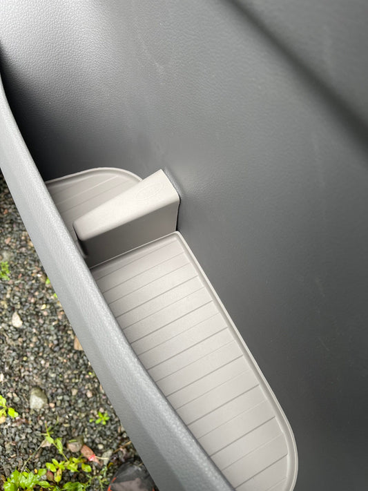 VW T6.1 Transporter Rubber Door Liner Pocket Inserts Grey Campervan Conversion