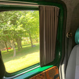 VW Caddy Premium 2 x Side Sliding Door Window Curtains Van-X