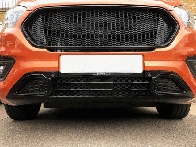 For Ford Transit Custom New Shape Front Lower Grille – Honeycomb Sport Style, Painted & Ready to Fit