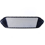 For Ford Transit Custom Complete Front Grille Set New Shape Gloss Black Top Grille, Matte Black Lower Grille Bundle ONLY Painted and Ready to Fit