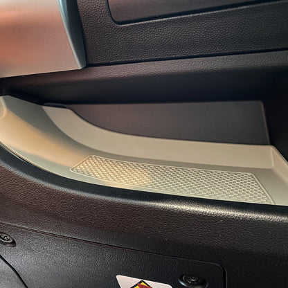 Peugeot Boxer Lower Dashboard Rubber Inserts/Mats Light Grey LHD