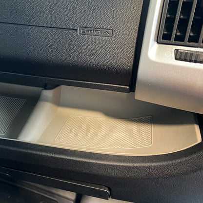 Peugeot Boxer Lower Dashboard Rubber Inserts/Mats Light Grey LHD