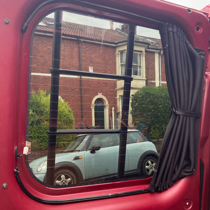 Renault Trafic Premium 1 x Barndoor Window Curtains Van-X