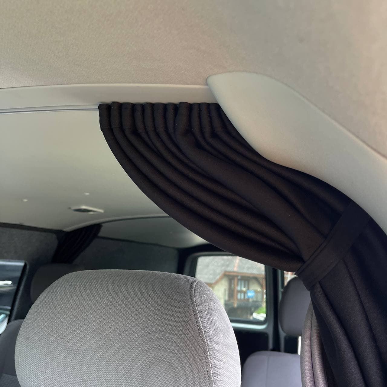 Rideaux De Séparation Cabine Pour VW Transporter T6.1 2019-2022 - Opaques, Légers, Protection Intimité Et Soleil, Facile à Installer