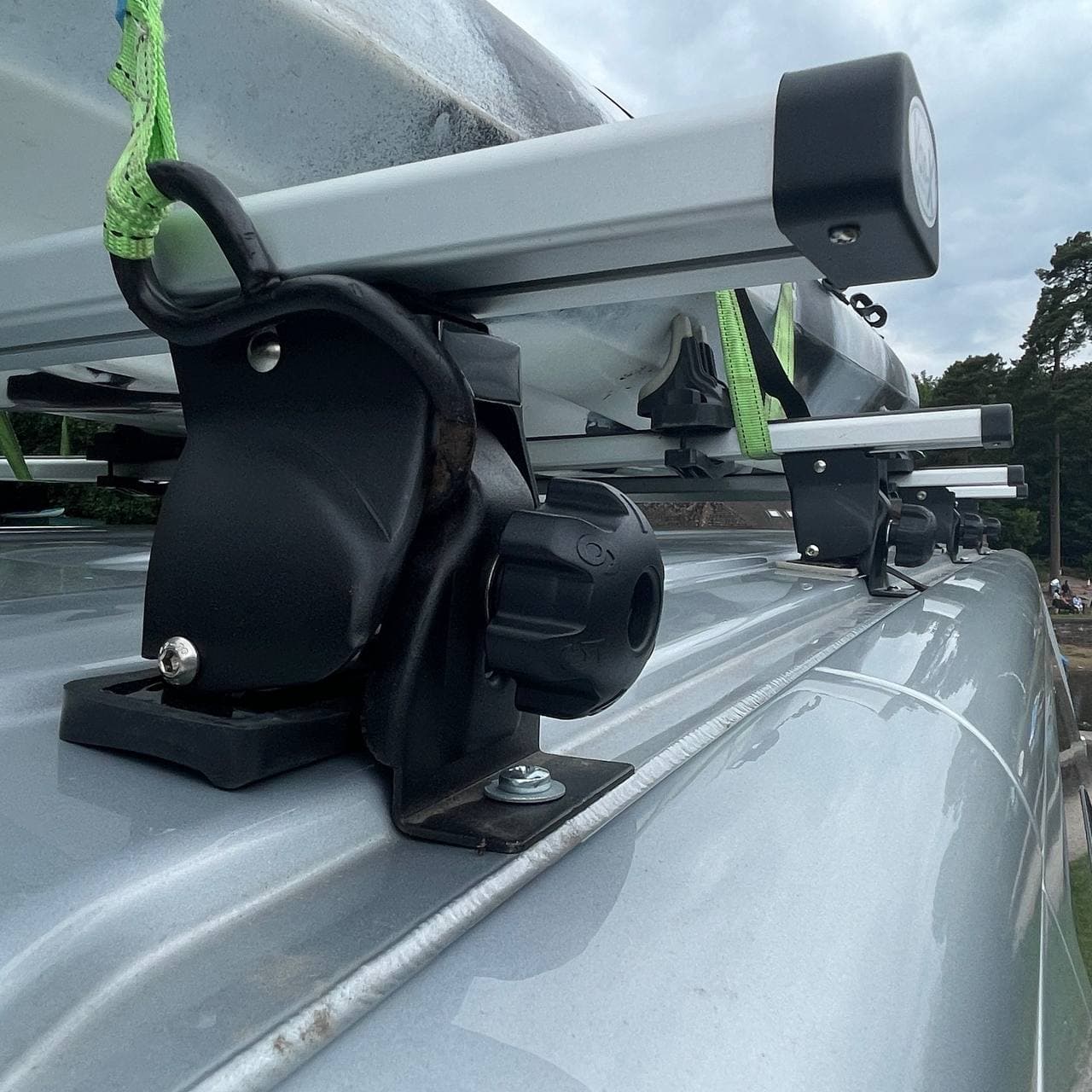 Barre Portatutto Per GWM HAVAL H6 2022-2024 – 2 Barre Trasversali In Lega Di Alluminio Con Serratura, Capacità 68 Kg, Antifurto, Colore Argento