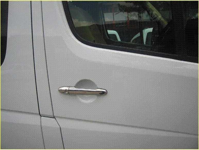 Door Handle Covers (4 Pcs) For VW Crafter Stainless Steel