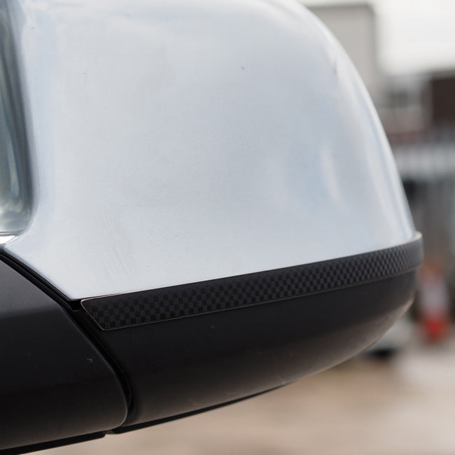 VW T6 Transporter roestvrijstalen buitenspiegelversieringen van koolstoffilm