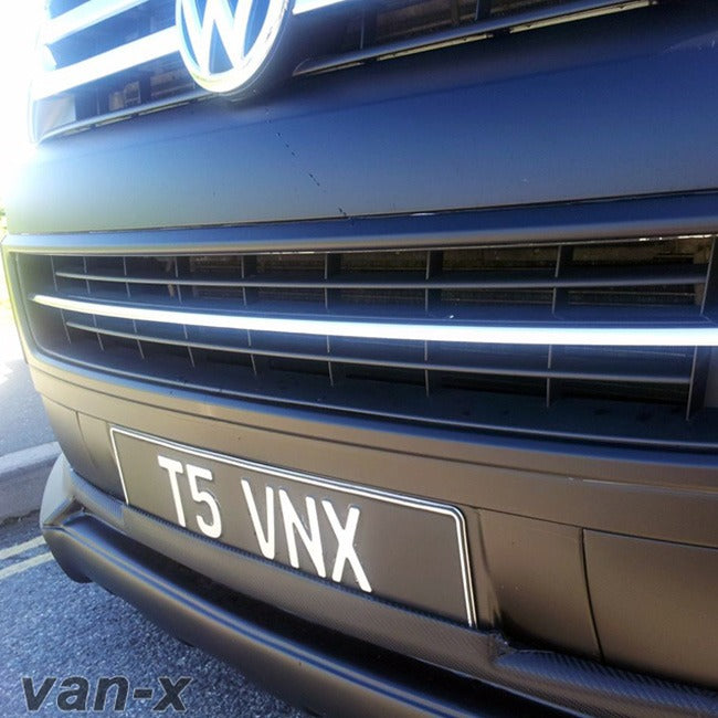 VW T5.1 Front Bumper Grille Trim Stainless Steel
