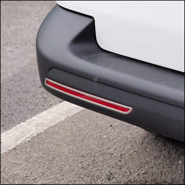 Barndoor Rear Bumper Reflector Trims For VW T6 Transporter