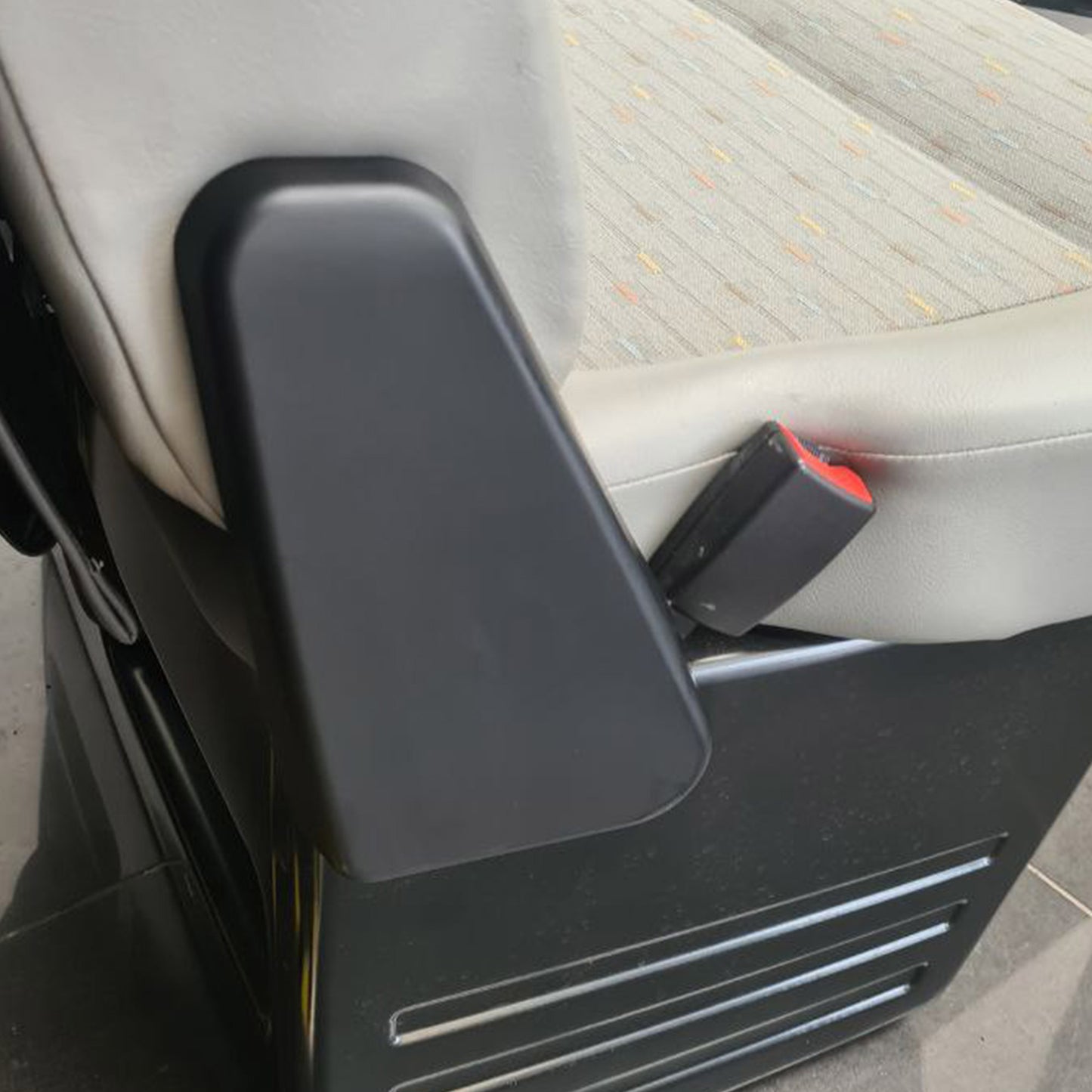 VW T6 Twin Seat Hinge Caps – Matte Black Interior Styling