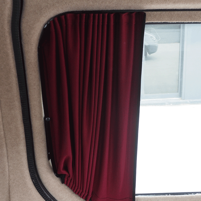 Mercedes Sprinter Premium 2 x Side Window, 1 x Barndoor Curtain Van-X