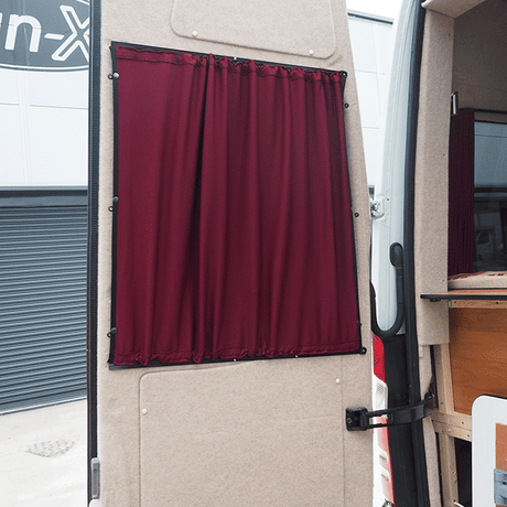 VW Crafter Premium 1 x Barndoor Window Curtains Van-X