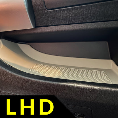 Citroen Jumper Lower Dashboard Rubber Inserts/Mats Light Grey LHD
