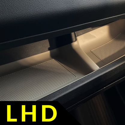 Insertos/Alfombrillas de Goma Gris Claro para el Panel Inferior del Tablero de Peugeot Boxer LHD (Conducción a la Izquierda)