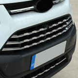 Per Ford Transit Custom Matte Chrome Front Grille Trims (7 pezzi) - MK1 (2012-2018) - Pronto per il montaggio