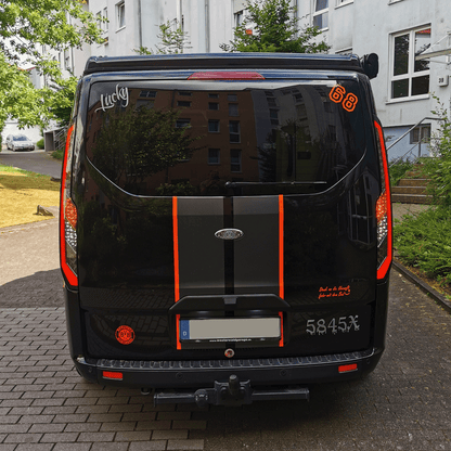 For Transit Custom Van MK1 Sequential Indicator LED Rear Lights Smoked Lenses