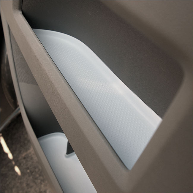 VW T5, T5.1 Door Pocket Inserts, Rubber, Door Liner (White) Double Passenger + Driver *ON SALE* Interior Styling