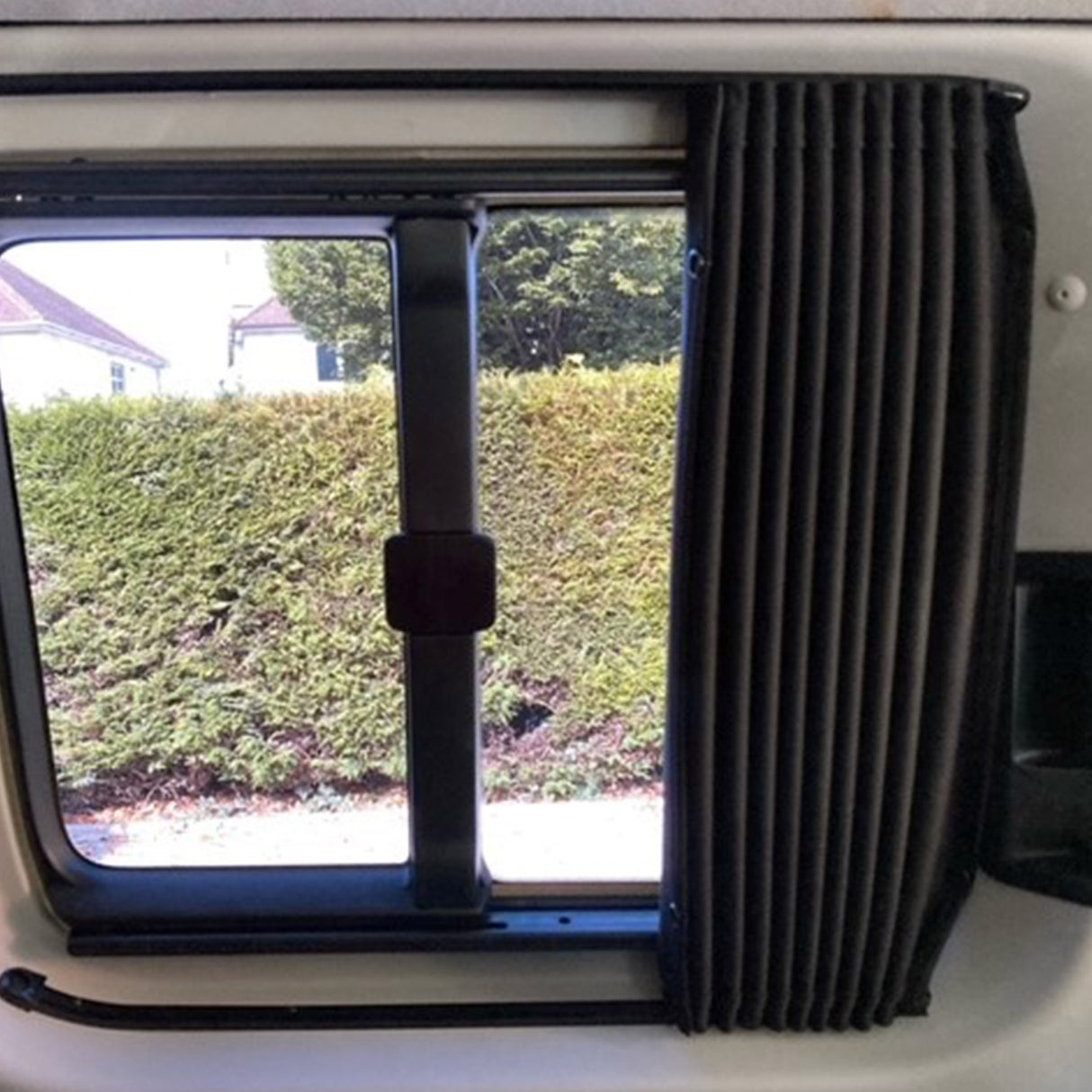 VW Caddy Premium 2 x Side Sliding Door Window Curtains Van-X