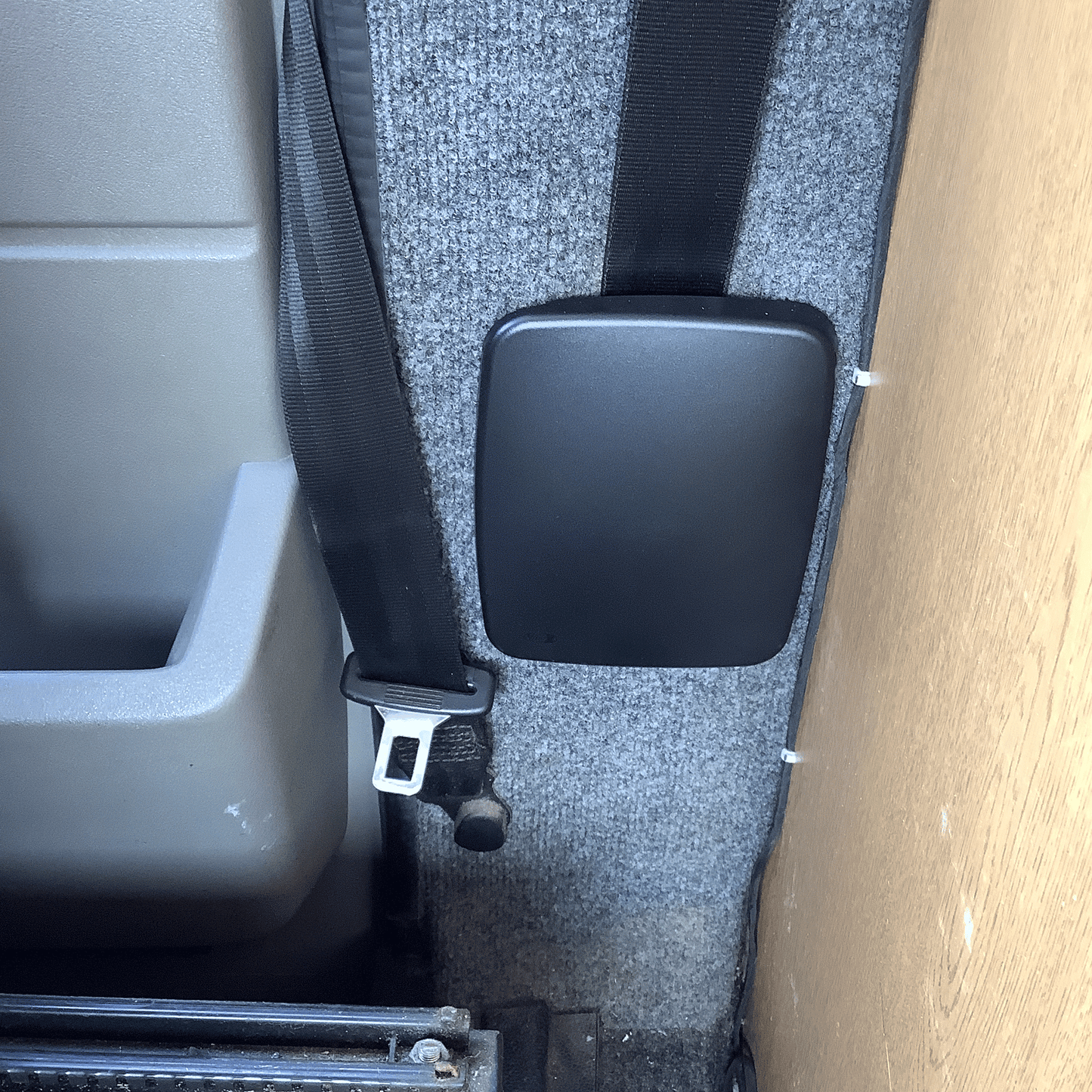 VW T4 veiligheidsgordelafdekking (zwart)