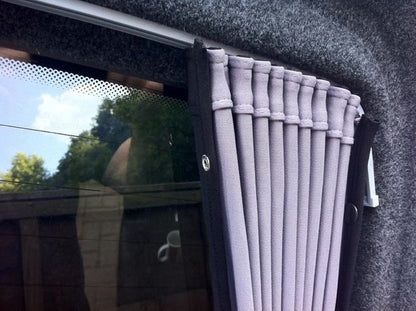 Mercedes Vito Plastic Interior Premium 2 x Side 1 x Barn Door Window Curtains Van-X
