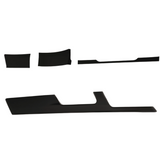 VW Transporter T6 Lower Dash Styling Trims Comfort Dash Matte Black Painted and Ready to Fit (Set of 6)